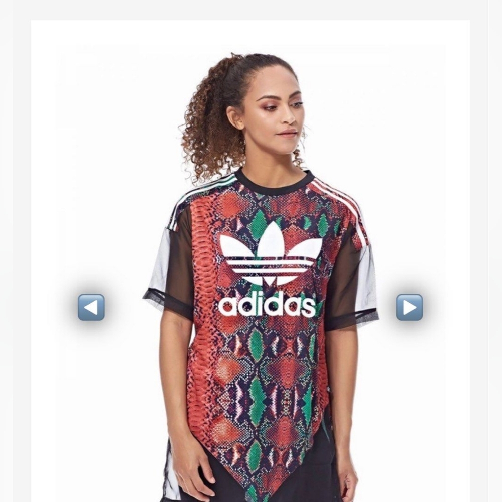 Adidas Long Mesh T-shirt Size M